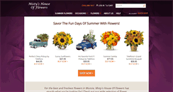Desktop Screenshot of mistyshouseofflowers.com